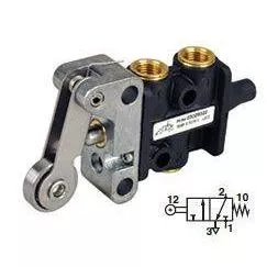 03029322-norgren-super-x-valve-2-position-3-way-spool-configuration-1-blocked-2- 03029322 : Norgren Super X Valve, 2-Position, 3-Way, Spool Configuration 1 Blocked, 2 to 3 in Neutral, 1/8 NPT, Inline, Mechanica