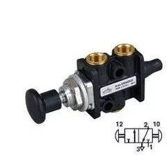 03062522-norgren-super-x-valve-2-position-3-way-spool-configuration-1-blocked-2- 03062522 : Norgren Super X Valve, 2-Position, 3-Way, Spool Configuration 1 Blocked, 2 to 3 in Neutral, 1/4 NPT, Inline, Manual, K