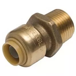 1/2 x 3/4-In. MIP Reducing Pipe Connector, Lead-Free