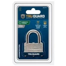 1-3/4 In. Keyed Padlock, Warded Steel