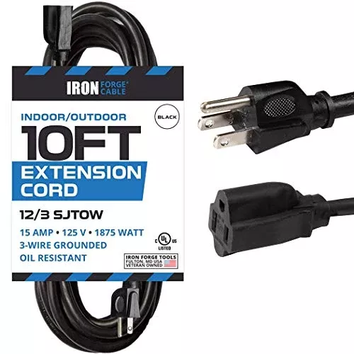 10-ft-heavy-duty-extension-cord-black 10 Ft Heavy Duty Extension Cord- Black