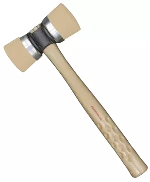 3mi-tan-double-capped-iron-flooring-mallet-3-2lbs 3MI Tan Double-Capped Iron Flooring Mallet (3.2lbs)