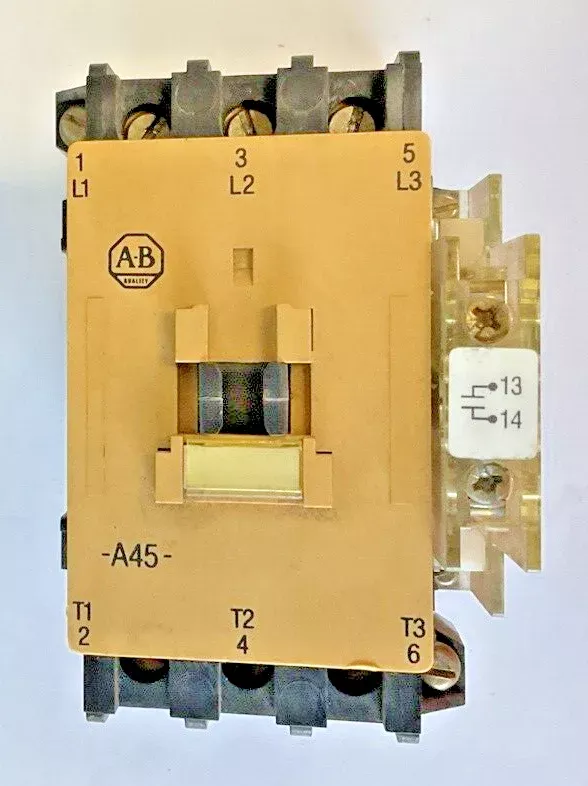 allen-bradley-100-a45n-3-contactor-ser-c-45a-w-195ga10-aux-ser ALLEN BRADLEY 100-A45N*3 CONTACTOR SER.C 45A W/ 195GA10 AUX SER.A