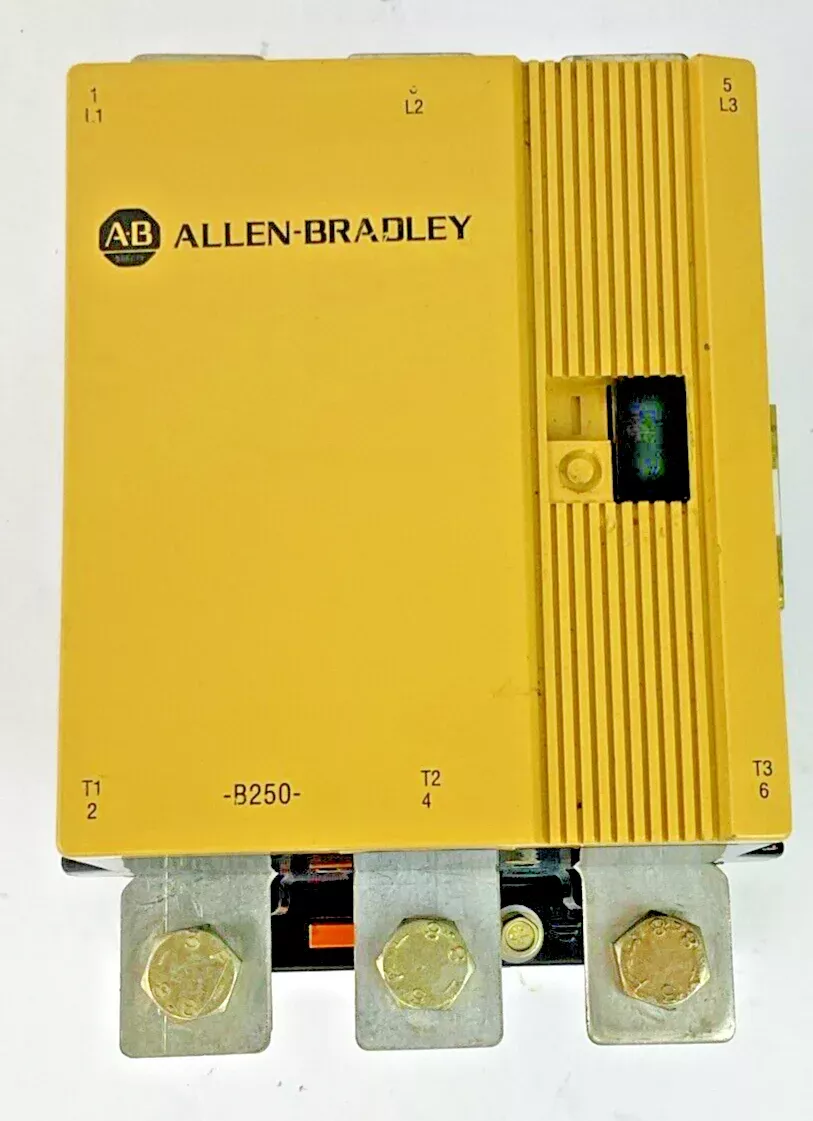 allen-bradley-100-b250n-3-contactor-ser-b-aux-contact-195-ga10-coil-gg473 ALLEN BRADLEY 100-B250N*3 CONTACTOR SER.B,AUX CONTACT 195-GA10, COIL GG473