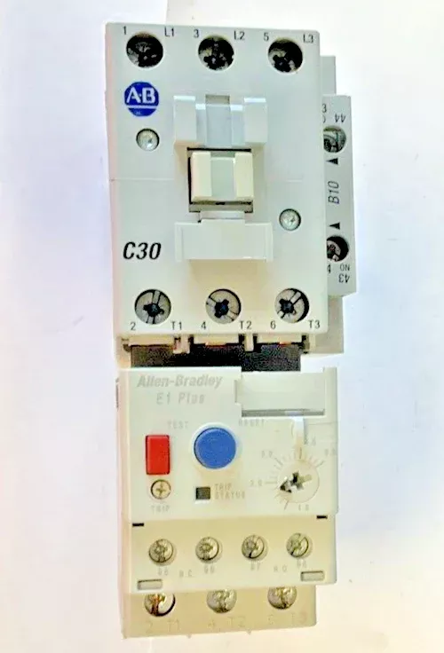 allen-bradley-100-c30d-00c-starter-w-193-eecd-ser-c-w-100-s-ser-b ALLEN BRADLEY 100-C30D*00C STARTER W/ 193-EECD SER.C W/ 100-S SER.B