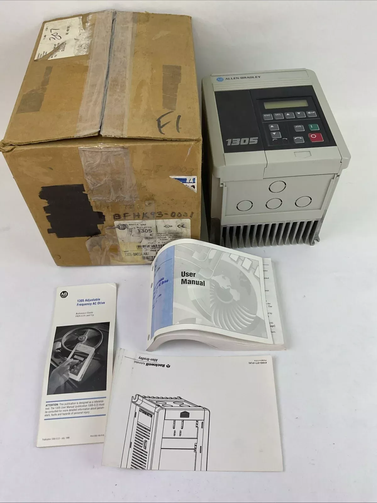 allen-bradley-1305-ba01a-ha2-ac-drive-ser-c-output-380-460vac-1-3a-0-37kw-0-5hp ALLEN BRADLEY 1305-BA01A-HA2 AC DRIVE SER C OUTPUT 380-460VAC 1.3A 0.37KW/0.5HP