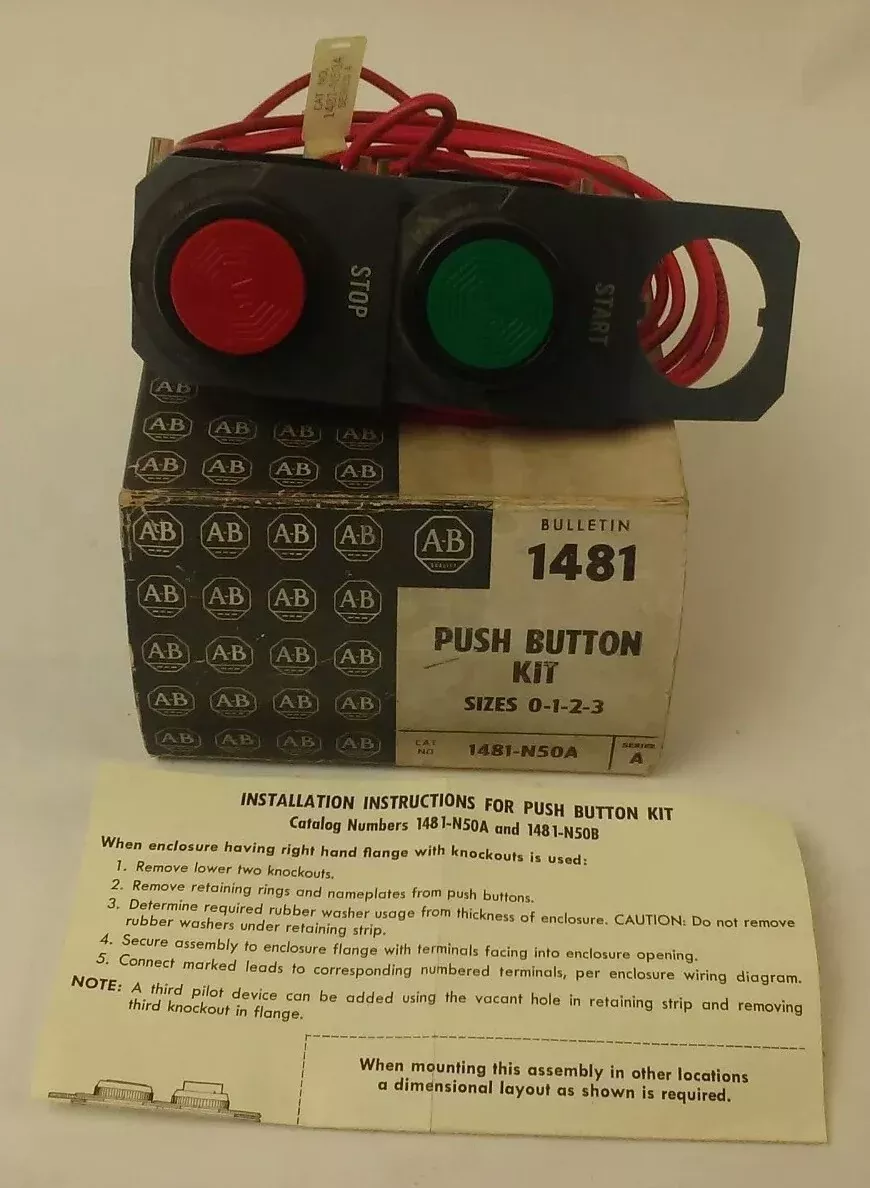 allen-bradley-1481-n50a-ser-push-button-kit-sizes-0-1-2-3-start-stop-800txd1 ALLEN BRADLEY 1481-N50A SER.A PUSH BUTTON KIT SIZES 0-1-2-3, START STOP, 800TXD1