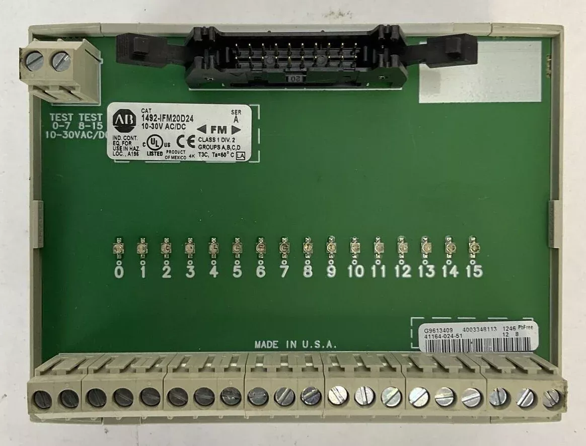 allen-bradley-1492-ifm20d24-interface-module-10-30v-ser ALLEN BRADLEY 1492-IFM20D24 INTERFACE MODULE 10-30V SER A