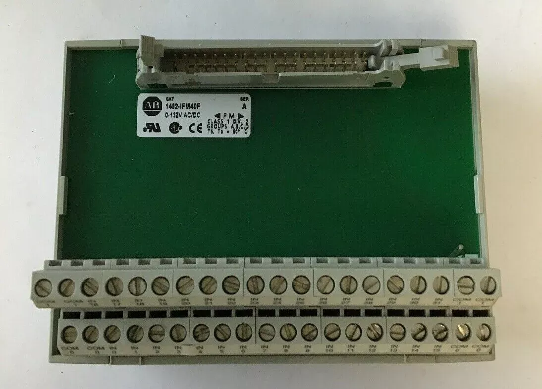 ALLEN BRADLEY 1492-IFM40F, INTERFACE MODULE, 40 POS.132VAC