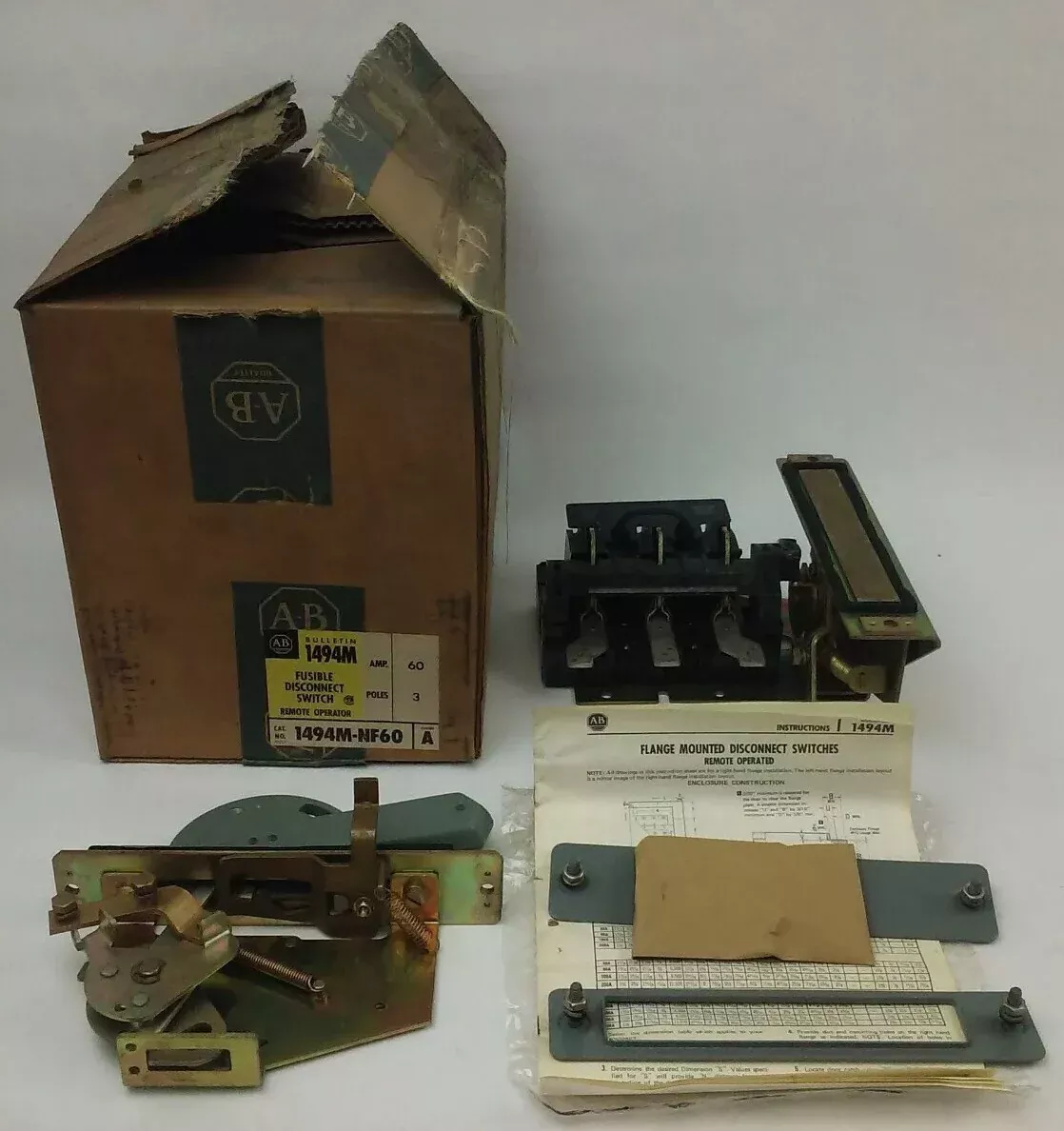 allen-bradley-1494m-nf60-ser-fusible-disconnect-switch-3p-60a-600v-250dc ALLEN BRADLEY 1494M-NF60 SER. A, FUSIBLE DISCONNECT SWITCH, 3P, 60A, 600V-250DC