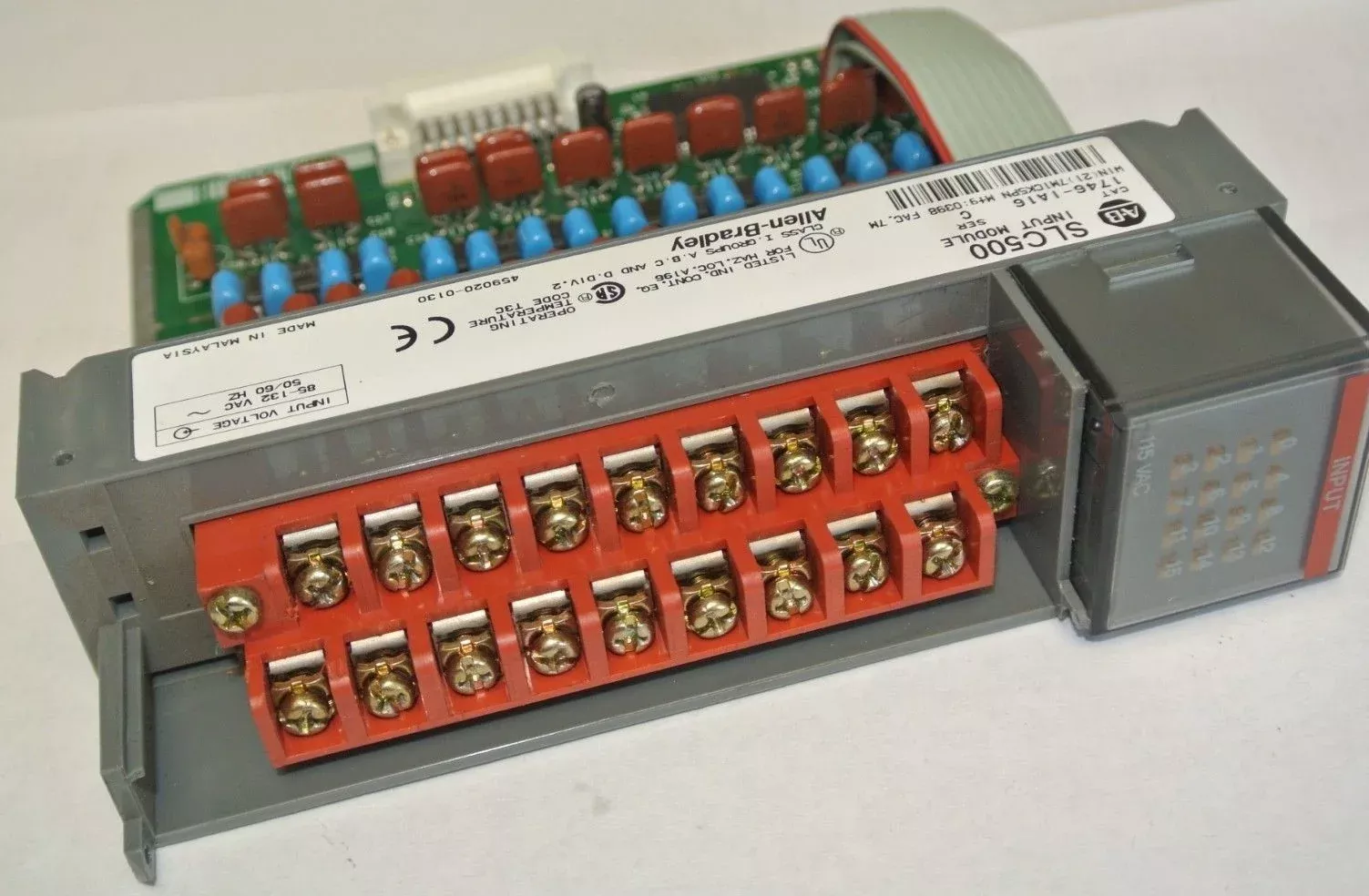 allen-bradley-1746-ia16-ser-c-input-module-slc500-85-132vac-no-cover ALLEN-BRADLEY 1746-IA16 Ser. C - INPUT MODULE for SLC500 - 85-132VAC - NO COVER