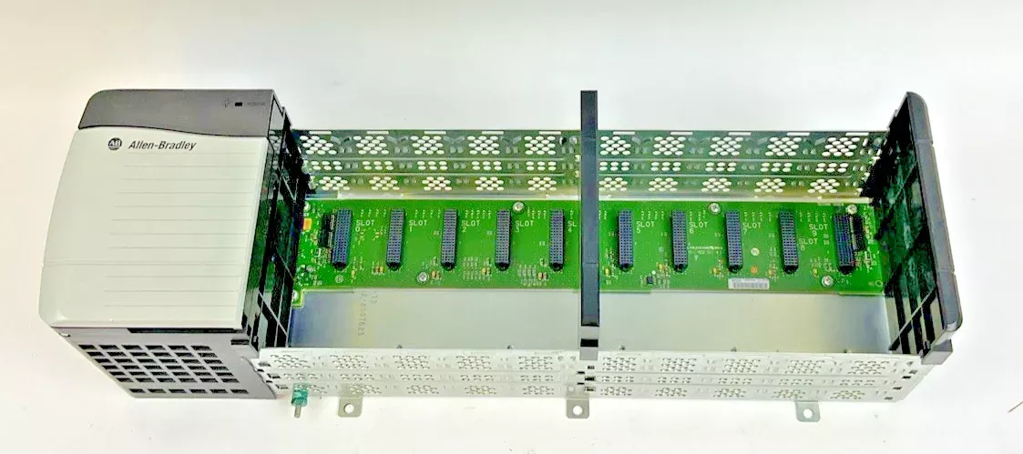 allen-bradley-1756-pa75-b-power-supply-w-1756-a10-10-slot-rack ALLEN BRADLEY 1756-PA75/B POWER SUPPLY W/ 1756-A10 10 SLOT RACK