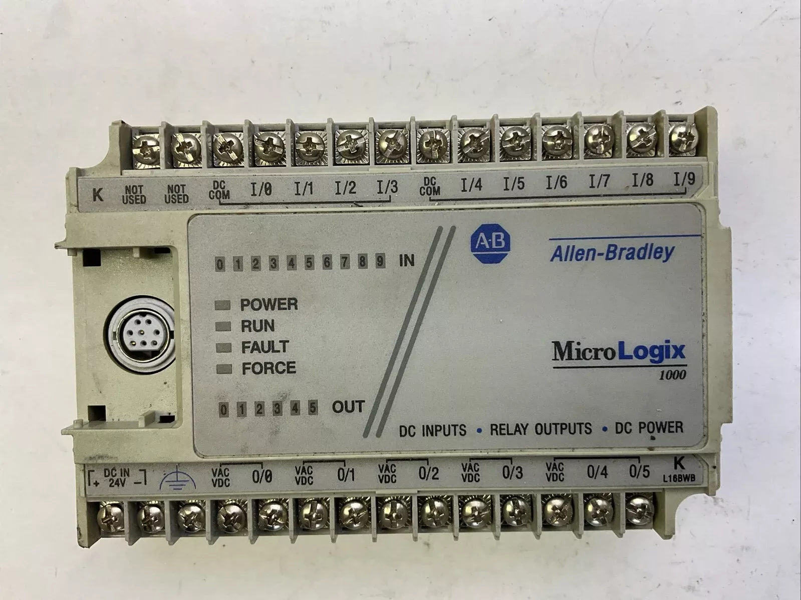 allen-bradley-1761-l16bwb-series-e-frn-1-0-micro-logix-1000-controller-processor ALLEN BRADLEY 1761-L16BWB SERIES E FRN 1.0 MICRO LOGIX 1000 CONTROLLER PROCESSOR