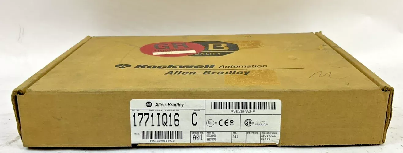 allen-bradley-1771-iq16-input-module-cat-rev-a01-rev-a01-ser-c-5vdc ALLEN BRADLEY 1771-IQ16 INPUT MODULE CAT.REV.A01 REV.A01 SER.C 5VDC