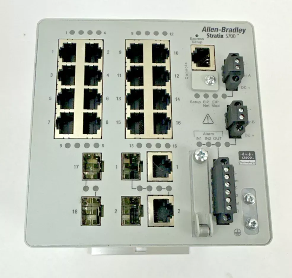 ALLEN BRADLEY 1783-BMS20CGP ETHERNET MANAGED SWITCH SER.A DIR/VER:10003638424/00