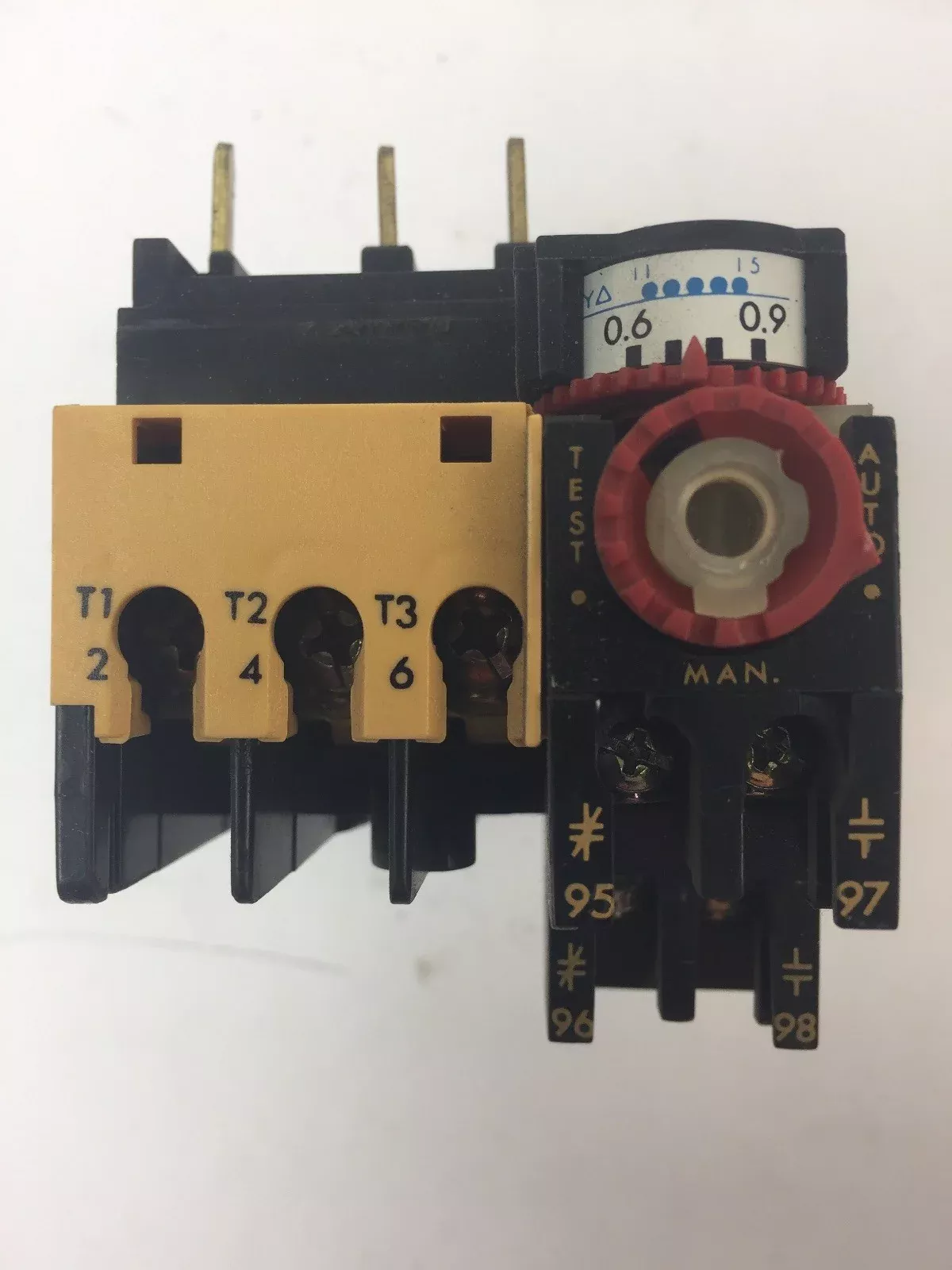 allen-bradley-193-bsa90-overload-relay-ser-0-6-0-9a ALLEN BRADLEY 193-BSA90 OVERLOAD RELAY SER A 0.6-0.9A
