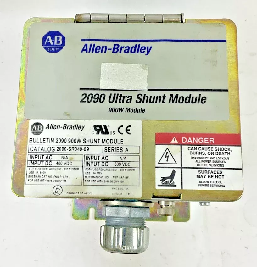 allen-bradley-2090-sr040-09-shunt-module-900w-ser-400-800vdc ALLEN BRADLEY 2090-SR040-09 SHUNT MODULE 900W SER.A 400/800VDC