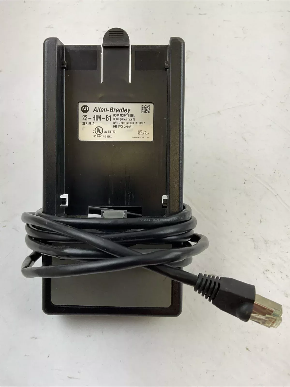 allen-bradley-22-him-b1-door-mount-bezel-5vdc-200ma ALLEN BRADLEY 22-HIM-B1 DOOR MOUNT BEZEL 5VDC 200mA