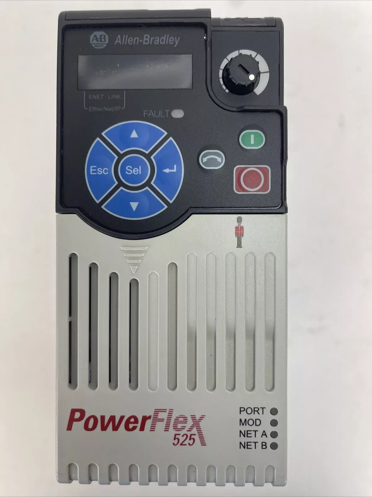 ALLEN BRADLEY 25B-D2P3N104 POWER FLEX 525 AC DRIVE FRN 4.001 SER A OUTPUT