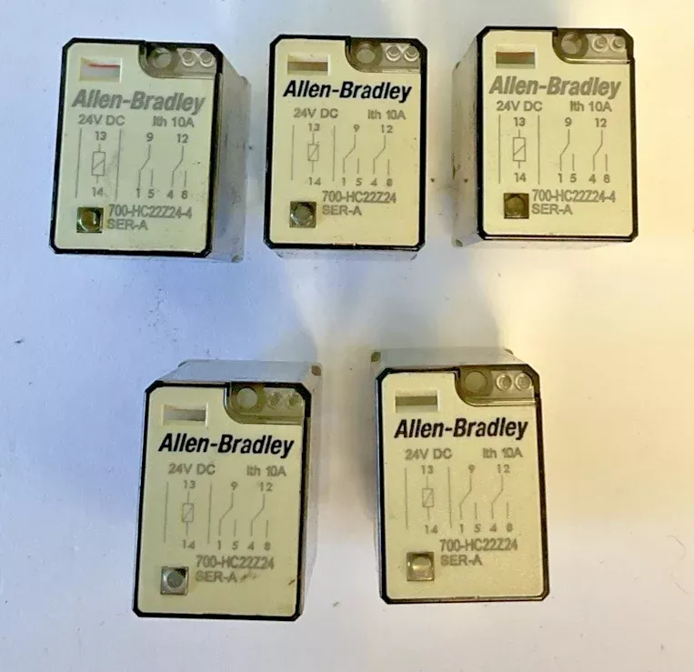 allen-bradley-700-hc22z24-4-w-700-hc22z24-relay-24vdc-10a-ser-lotof5 ALLEN BRADLEY 700-HC22Z24-4 W/ 700-HC22Z24 RELAY 24VDC 10A SER.A***LOTOF5***