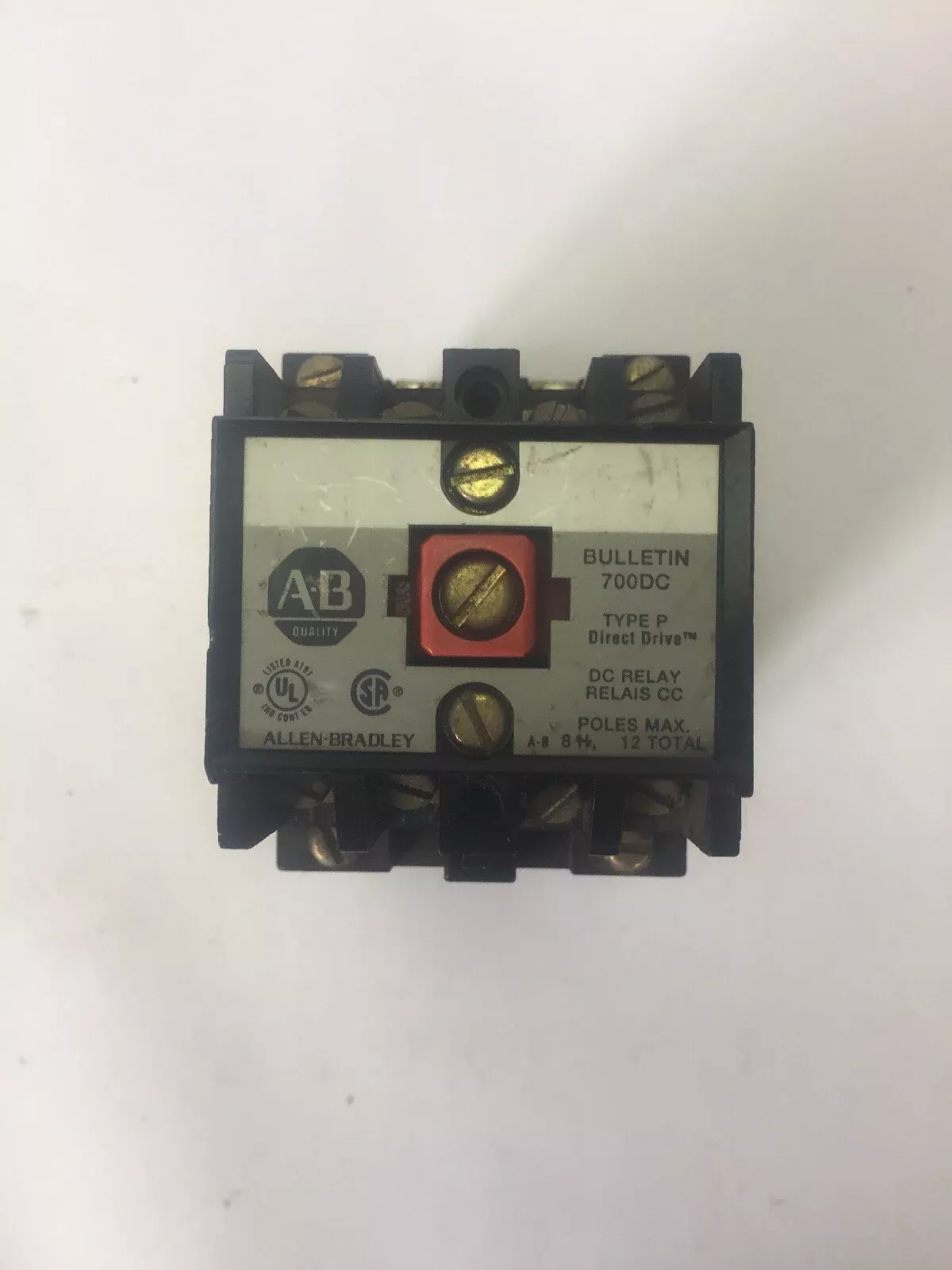 allen-bradley-700dc-p400z24-dc-relay-ser-600v-pd714-coil-24vdc-bulletin-700dc ALLEN BRADLEY 700DC-P400Z24 DC RELAY SER A 600V PD714 COIL 24VDC BULLETIN 700DC