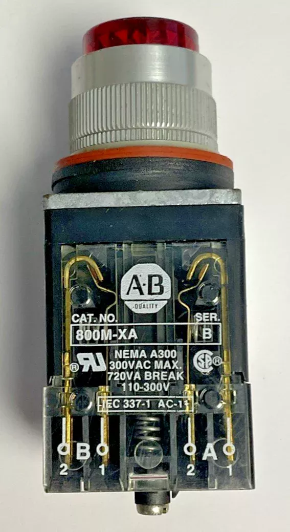 allen-bradley-800mr-qb24-push-button-switch-ser-d-24v ALLEN BRADLEY 800MR-QB24 PUSH BUTTON SWITCH SER.D 24V