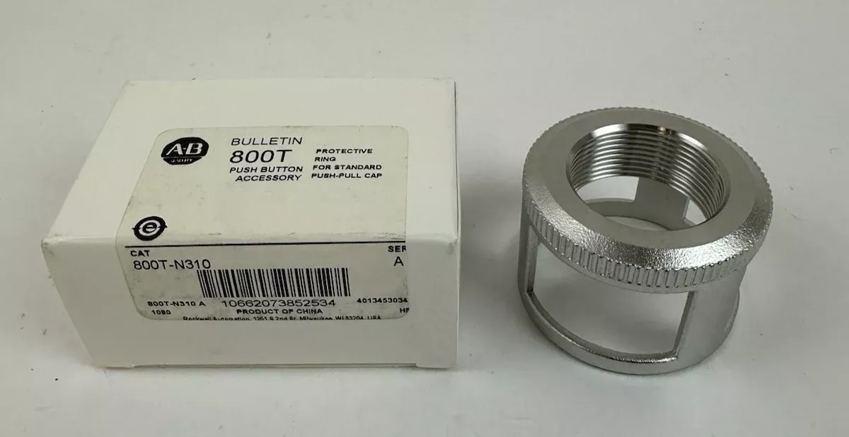 ALLEN BRADLEY 800T-N310 /SERIES A BULLETIN PUSH BUTTON PROTECTIVE RING LOT OF 3