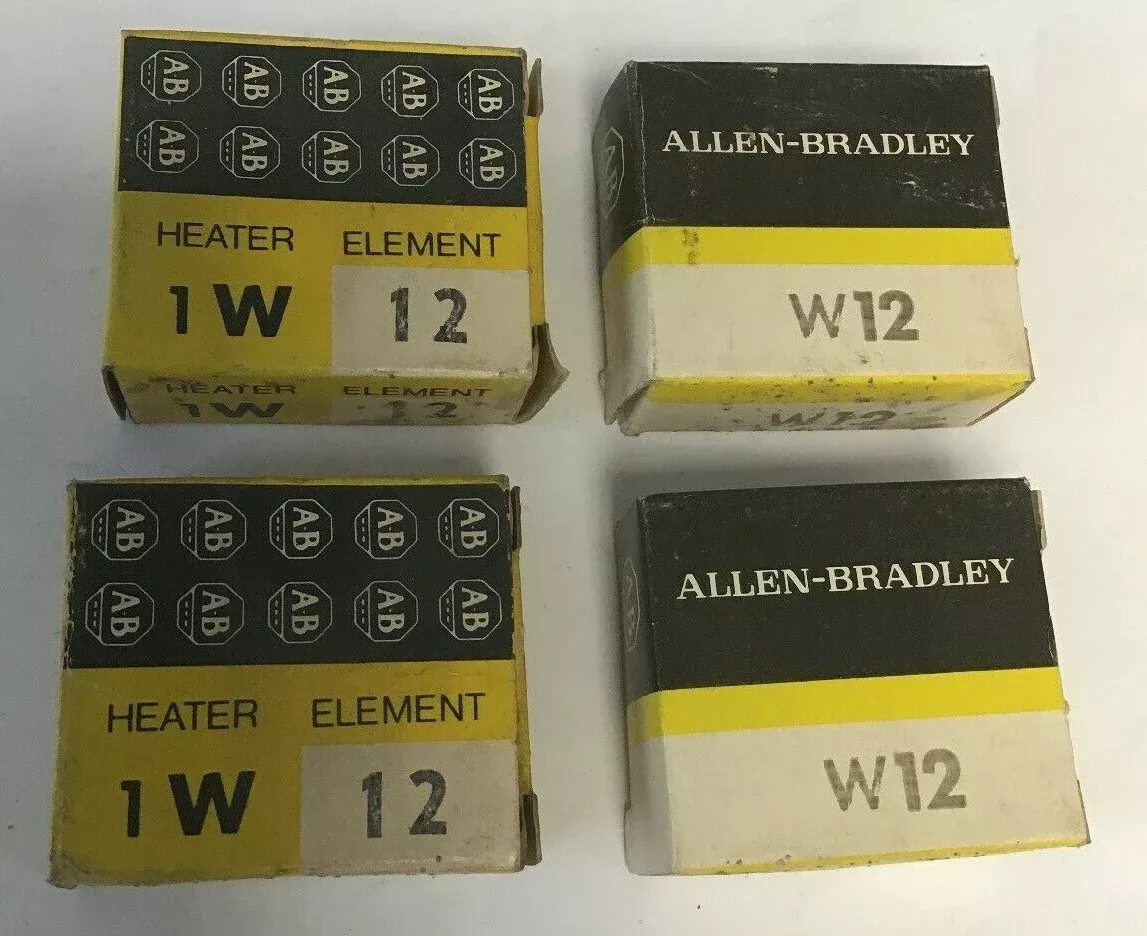 ALLEN BRADLEY W12 HEATER ELEMENT***LOTOF4***