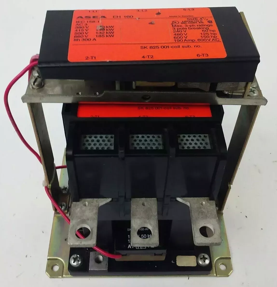 asea-eh160-contactor-3ph-3p-breaking-600v-150hp-190a-size-4-1-2-coil-127v-60hz ASEA EH160 CONTACTOR 3PH 3P BREAKING 600V 150HP 190A SIZE 4 1/2 COIL 127V 60HZ