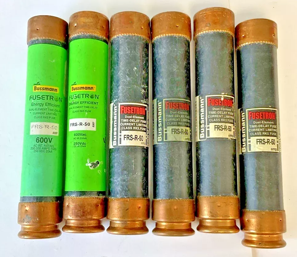 bussmann-frs-r-50-fusetron-fuse-class-rk5-600vac-250vdc-lotof6 BUSSMANN FRS-R-50 FUSETRON FUSE CLASS RK5 600VAC 250VDC ***LOTOF6***