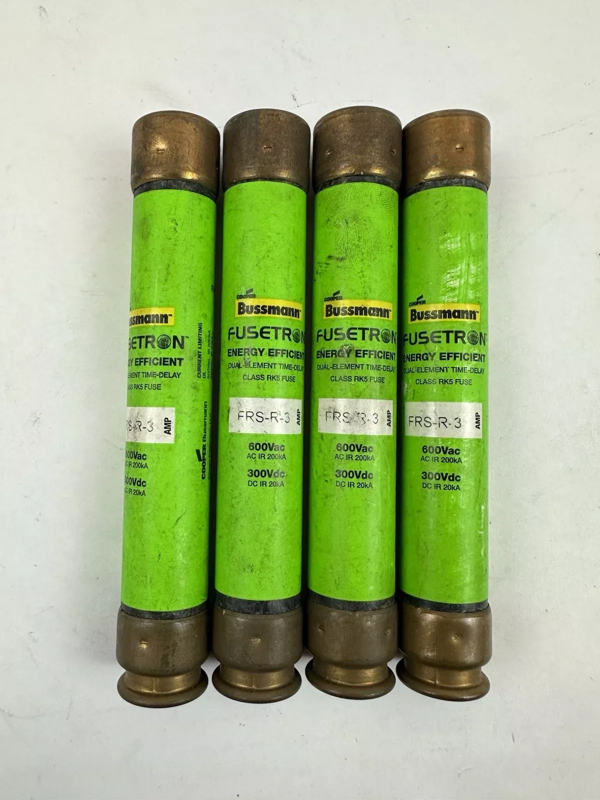 cooper-bussmann-frs-r-3-3a-fusetron-time-delay-class-rk5-600v-fuse-lot-4 COOPER BUSSMANN FRS-R-3 3A FUSETRON TIME-DELAY CLASS RK5 600V FUSE LOT OF 4