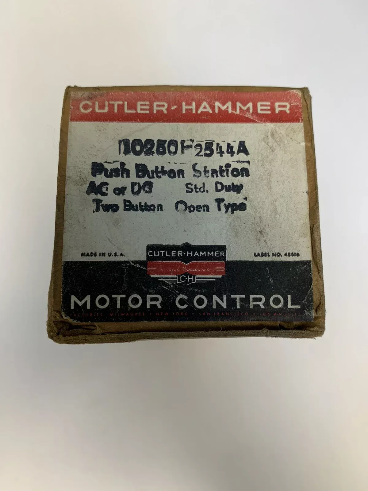 cutler-hammer-102501-2544a-pushbutton-station Cutler-Hammer 102501-2544A Pushbutton Station