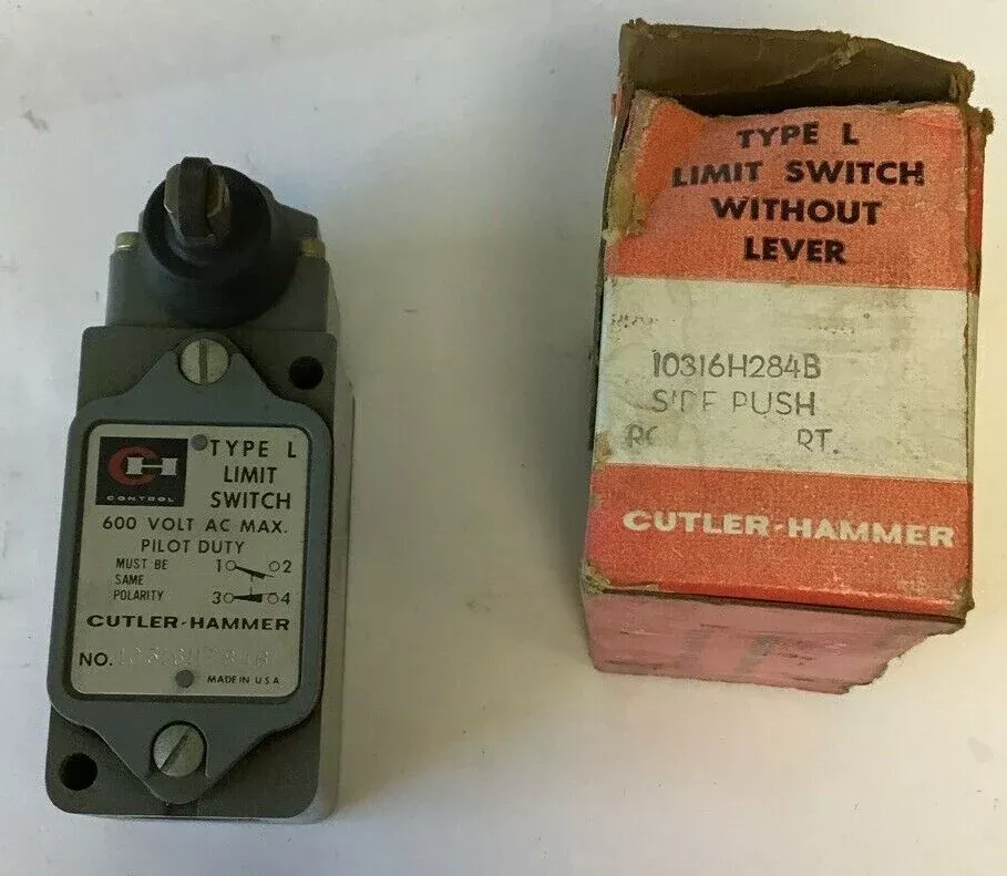 cutler-hammer-10316h284b-limit-switch-w-o-lever-600vac CUTLER HAMMER 10316H284B LIMIT SWITCH W/O LEVER 600VAC