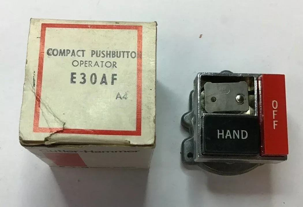 cutler-hammer-e30af-compact-pushbutton-operator CUTLER HAMMER E30AF COMPACT PUSHBUTTON OPERATOR