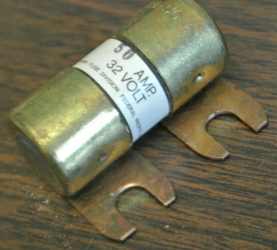 economy-fpe-obh-50-bolt-on-fuse-50a-32vdc-new-surplus ECONOMY / FPE OBH-50 BOLT-ON FUSE / 50A / 32VDC / NEW SURPLUS