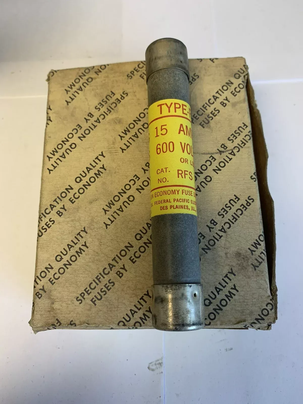 economy-fuse-rfs15-15a-600v-fuse-lot-10 Economy Fuse RFS15 15A 600V Fuse "Lot of 10"