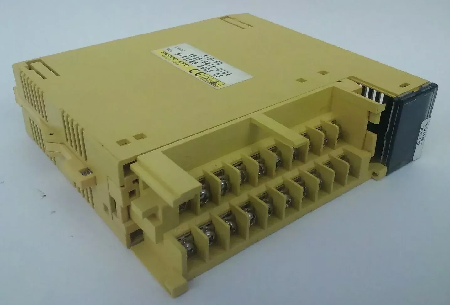 fanuc-aid16d-type-a03b-0819-c104-input-module-24vdc-lot-0f-2-missing-door FANUC AID16D, TYPE A03B-0819-C104 INPUT MODULE, 24VDC (LOT 0F 2) MISSING DOOR