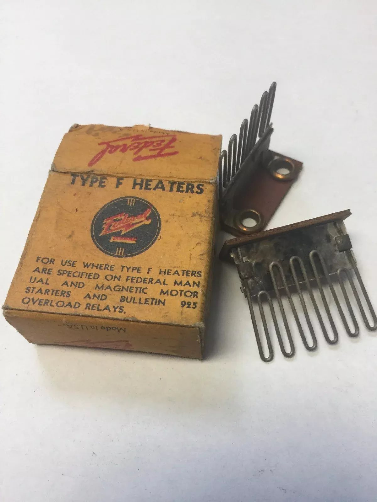 federal-type-f-heaters-trip-rating-2-5-amps FEDERAL TYPE F HEATERS TRIP RATING 2.5 AMPS