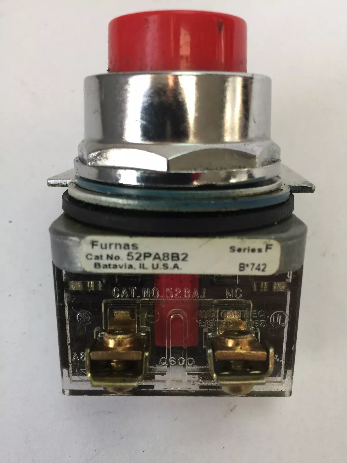 furnas-52pa8b2-push-button-series-f FURNAS 52PA8B2 PUSH BUTTON SERIES F