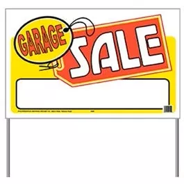 "Garage Sale" Sign, 26 x 16-In.