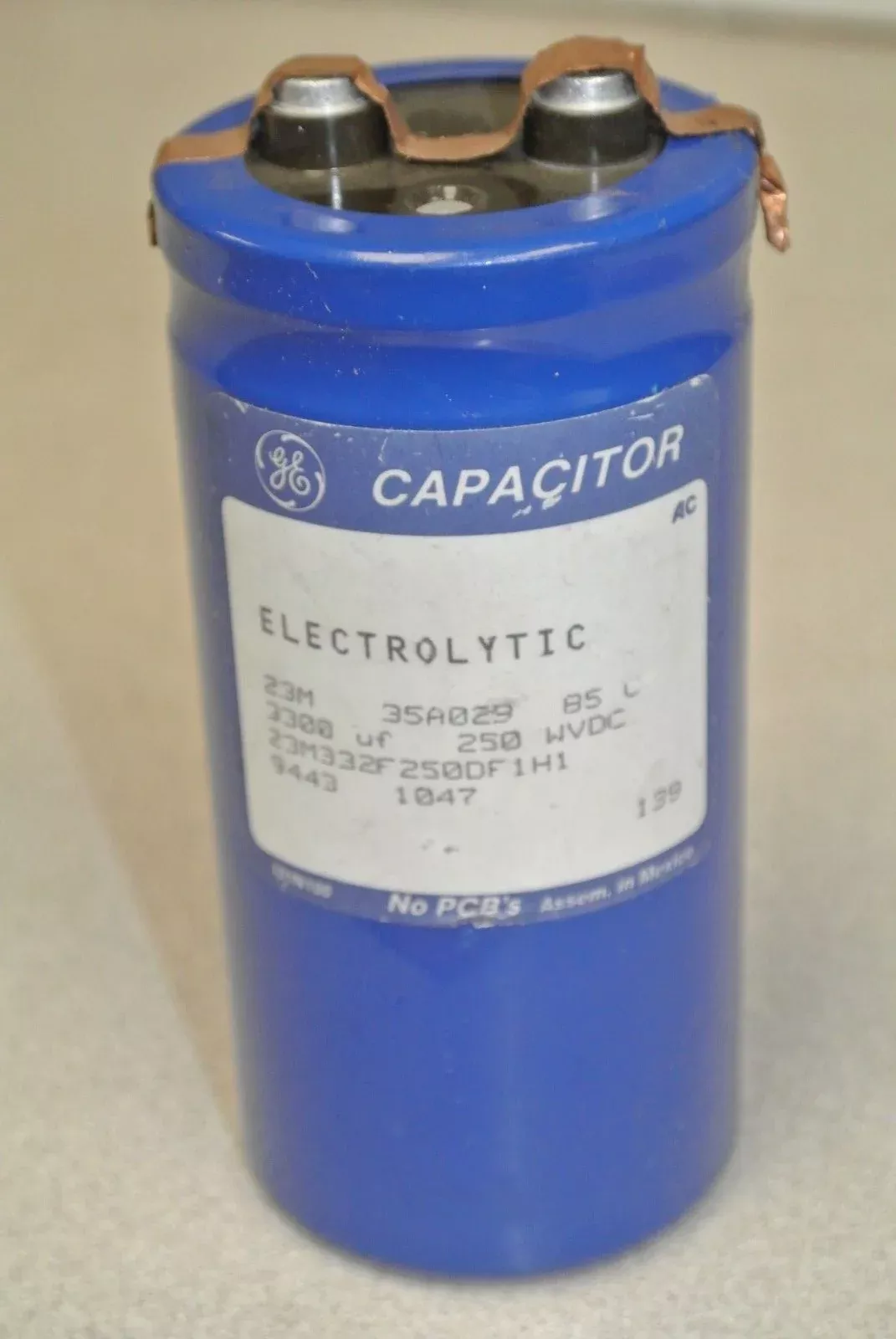 ge-23m332f250df1h1-electrolytic-capacitor-3300-f-250wvdc GE 23M332F250DF1H1 ELECTROLYTIC CAPACITOR / 3300µF / 250WVDC