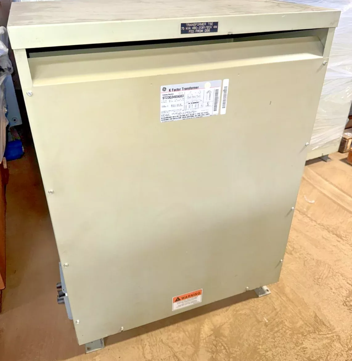 ge-9t23q3465g83-k-factor-transformer-75kva-60hz-3ph-type-ql GE 9T23Q3465G83 K FACTOR TRANSFORMER 75KVA 60HZ 3PH TYPE QL