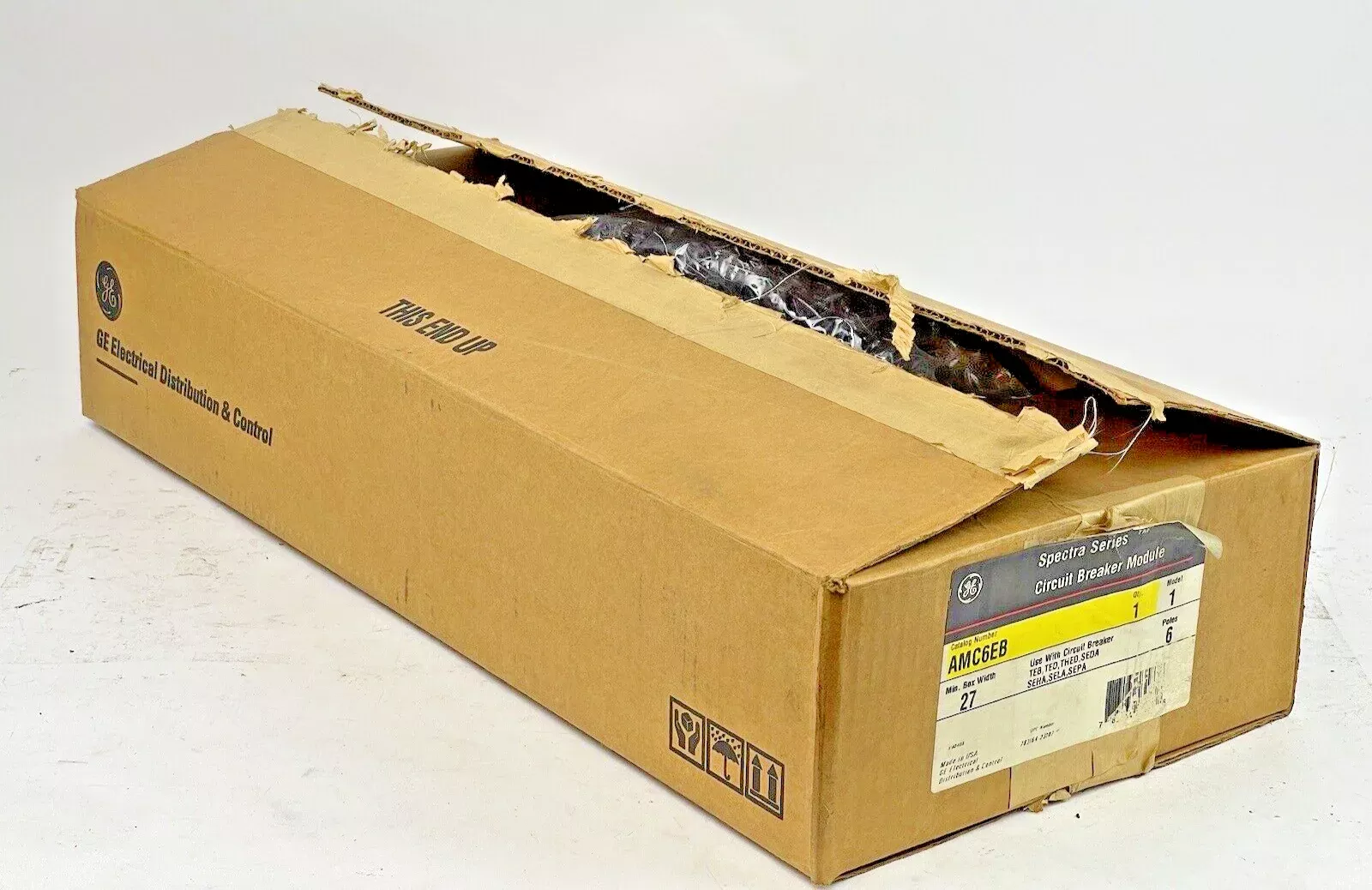 ge-amc6eb-spectra-series-circuit-breaker-module-with-mounting-hardware-new GE - AMC6EB - SPECTRA SERIES CIRCUIT BREAKER MODULE WITH MOUNTING HARDWARE - NEW