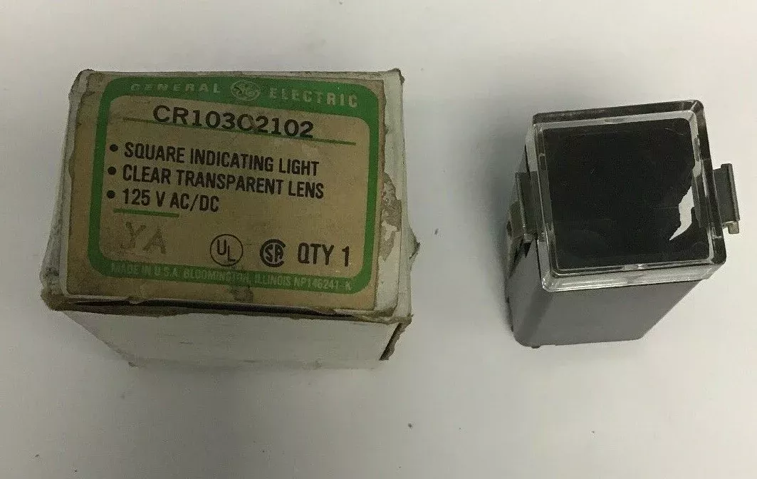 ge-cr103c2102-square-indicating-light-clear-lens-125vac-dc GE CR103C2102 SQUARE INDICATING LIGHT CLEAR LENS 125VAC/DC