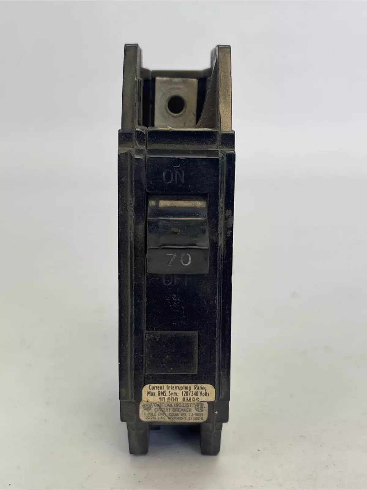 GE THQC1170 CIRCUIT BREAKER 70AMP 1POLE 120/240VAC