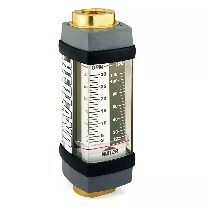 h754b-040-hedland-3500psi-brass-flow-meter-water-16-sae-1-4-to-40-gpm-handmade H754B-040 : Hedland 3500psi Brass Flow Meter for Water, #16 SAE (1), 4 to 40 GPM Handmade