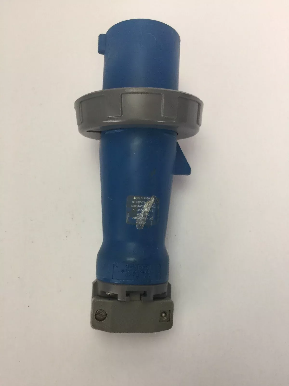 hubbel-363p6w-pin-sleeve-watertight-plug-63a-220vac-2-pole-3-wire-grounding-3 HUBBEL 363P6W PIN & SLEEVE WATERTIGHT PLUG 63A 220VAC 2 POLE 3 WIRE GROUNDING (3