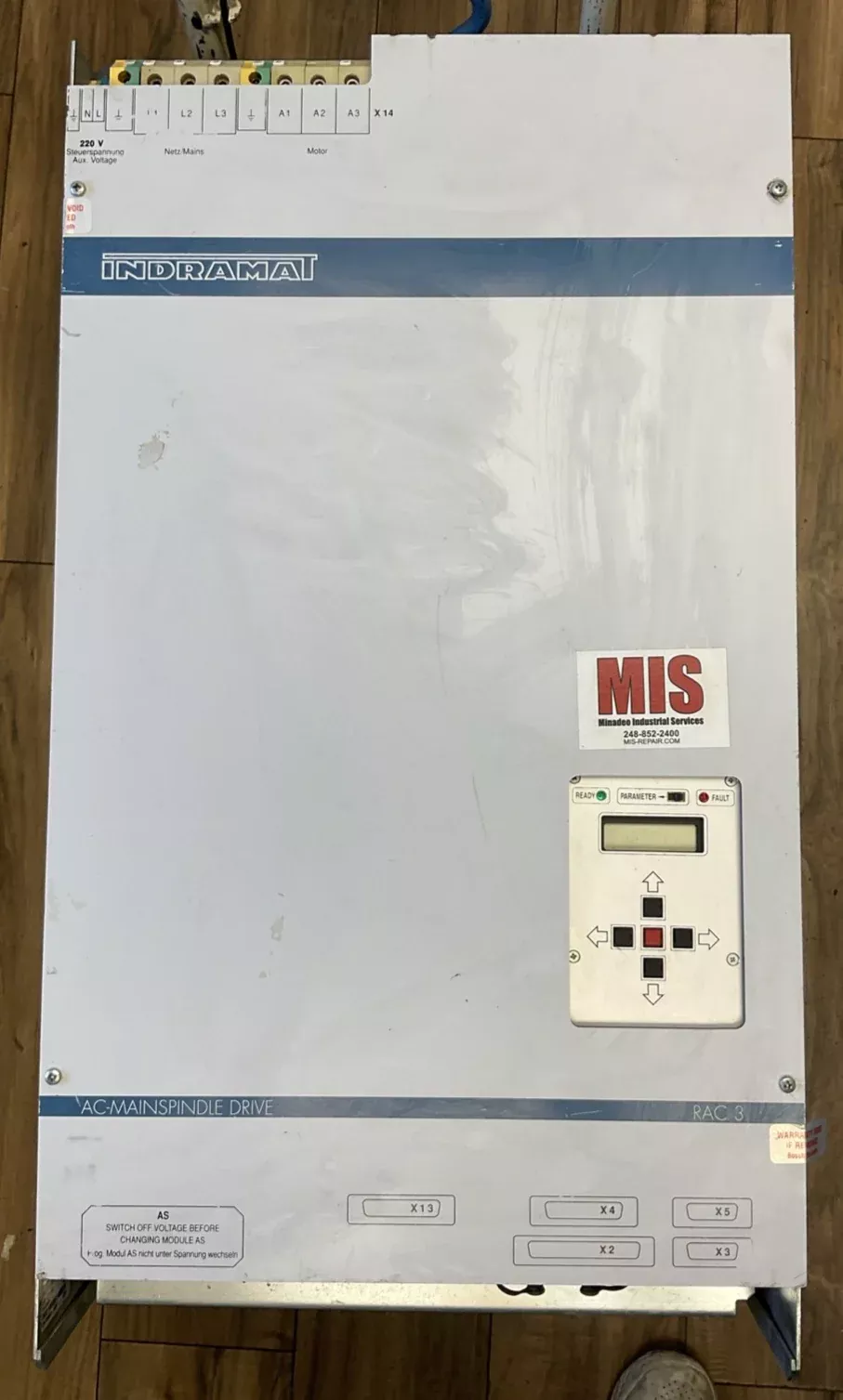 indramat-rac3-5-200-460-l00-z1-220-ac-main-spindle-drive-controller-200a-460vac INDRAMAT RAC3.5-200-460-L00-Z1-220 AC MAIN SPINDLE DRIVE CONTROLLER 200A 460VAC