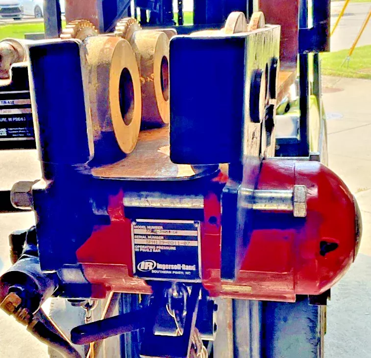 ingersoll-rand-7792a-3ha10-c6-15ft-chain-hoist-3000lbs-w-tir6600-trolley-tir-a53 INGERSOLL RAND 7792A-3HA10-C6 15FT CHAIN HOIST 3000LBS W/TIR6600 TROLLEY TIR-A53