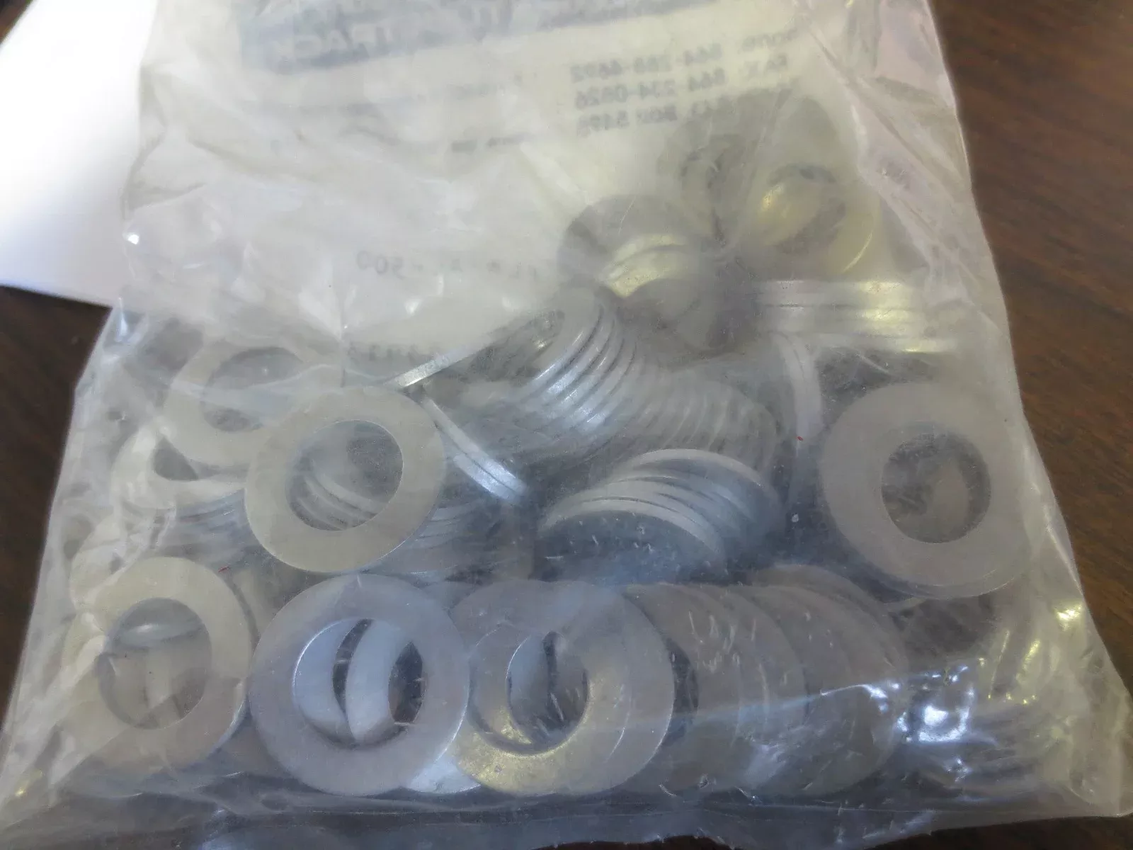 james-c-white-flw-al-500-aluminum-washers-tubetrack-33913-lot-100-new JAMES C. WHITE FLW-AL-500 ALUMINUM WASHERS for TUBETRACK 33913 LOT of 100 NEW